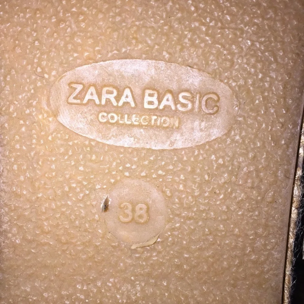 Zara Swiss dot Baby Blue Espadrilles Size 38 (EU)
